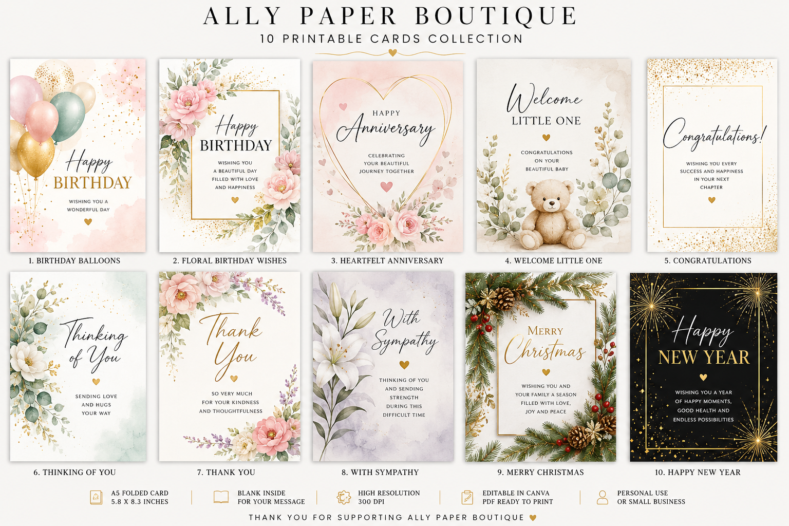 Elegant cards