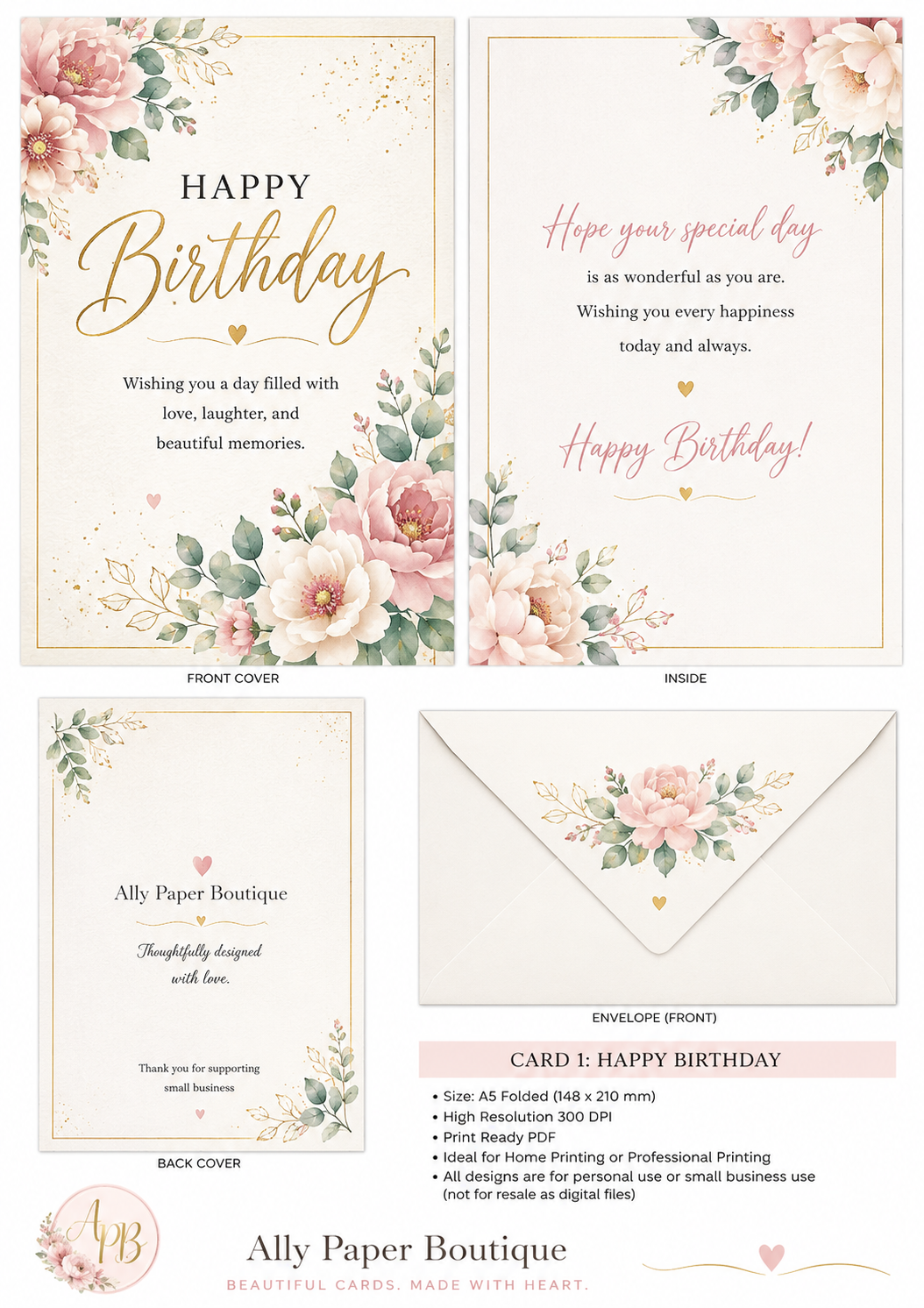 A collection of beautiful cards